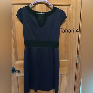 Tahari Dark Purple Dress Size 4